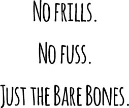 Bare Bones Wines - Text
